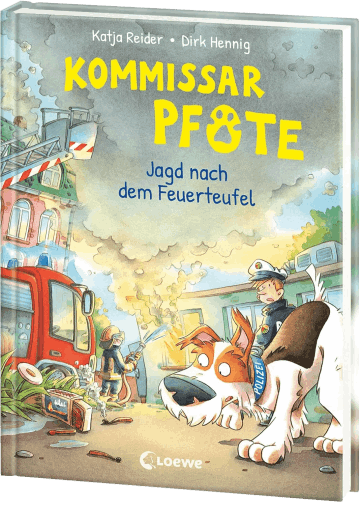 Kommissar Pfote (Band 8) - Jagd nach dem Feuerteufel: Begleite den beliebten Hunde-Held bei seiner Spurensuche - Lustiger Kinderkrimi zum Vorlesen und ersten Selberlesen ab 6 Jahren